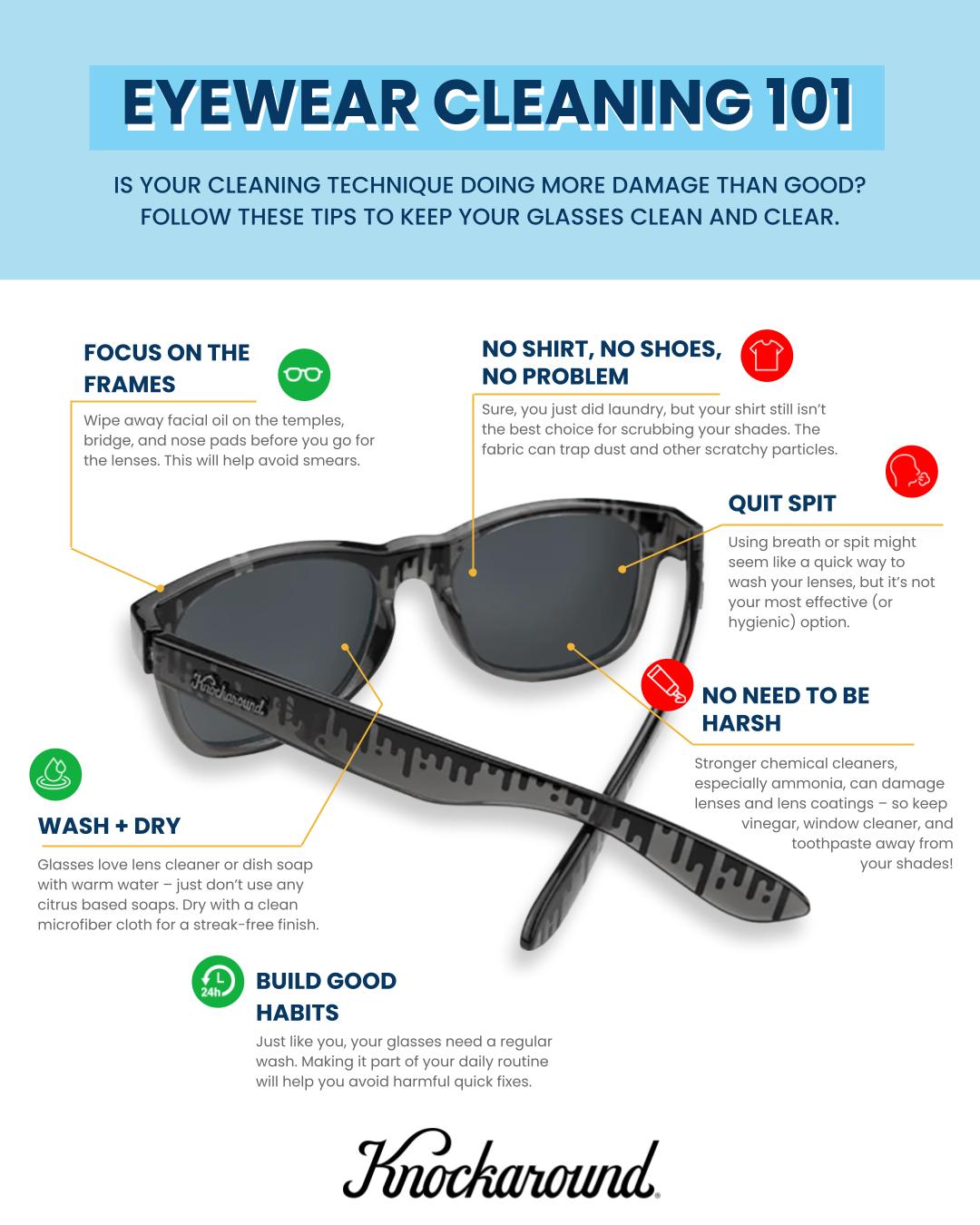How Do You Clean Sunglasses