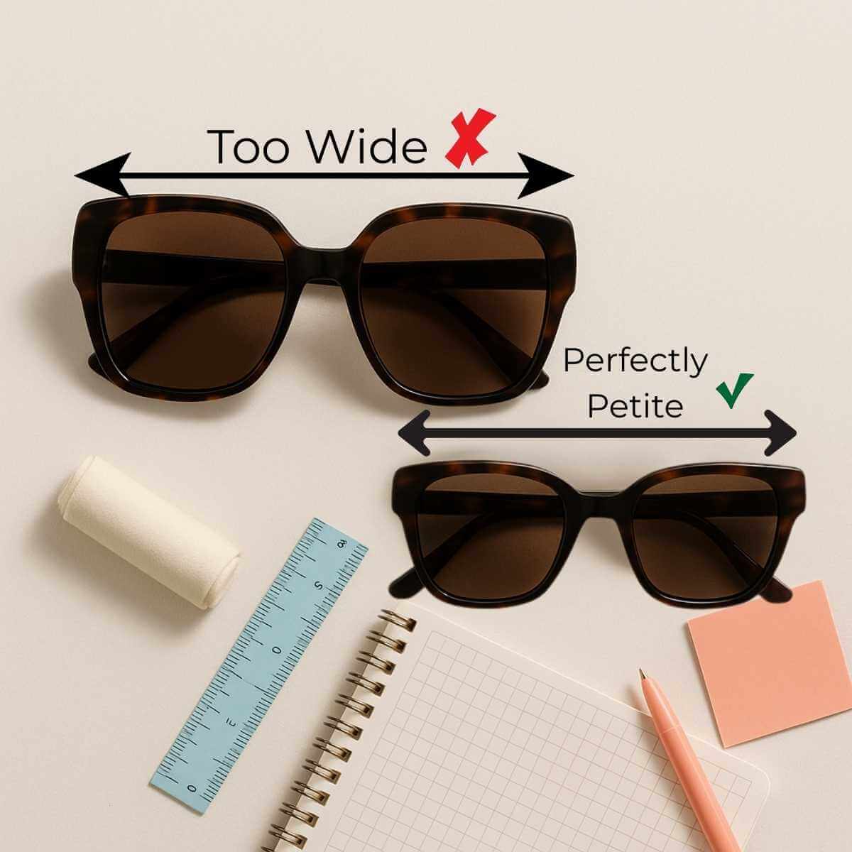 How to Fix Sunglasses That are Too Wide