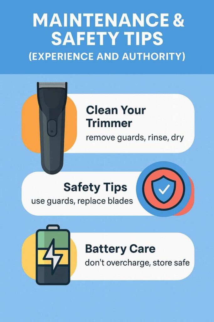 Maintenance & Safety Tips