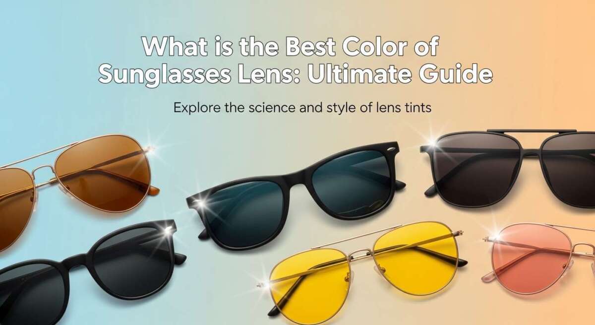 What is the Best Color of Sunglasses Lens
